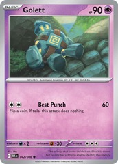 Golett (Master Ball Pattern) - 042/086 - Common - Holo
