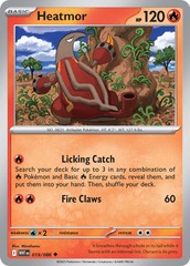 Heatmor (Poke Ball Pattern) - 019/086 - Uncommon - Holo