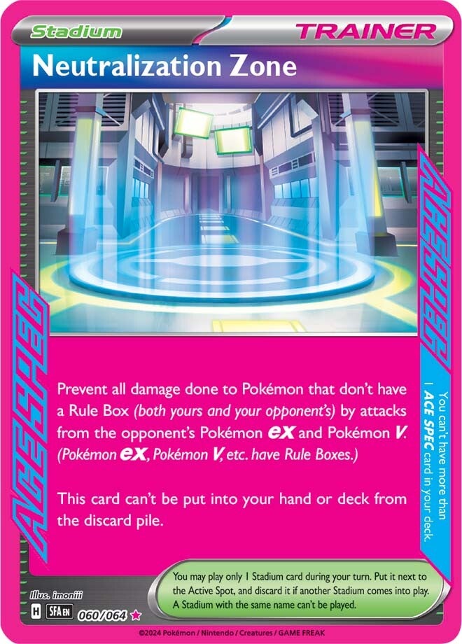 Neutralization Zone - 060/064 - Ace Rare