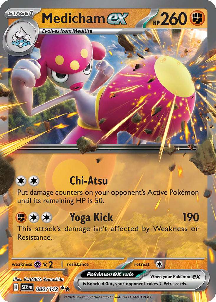 Medicham ex - 080/142 - Double Rare