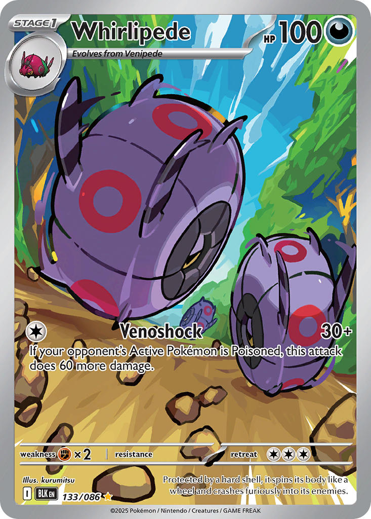 Whirlipede - 133/086 - Illustration Rare