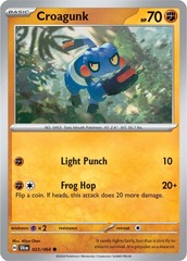 Croagunk - 023/064 - Common - Reverse Holo