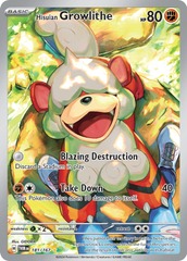 Hisuian Growlithe - 181/167 - Illustration Rare