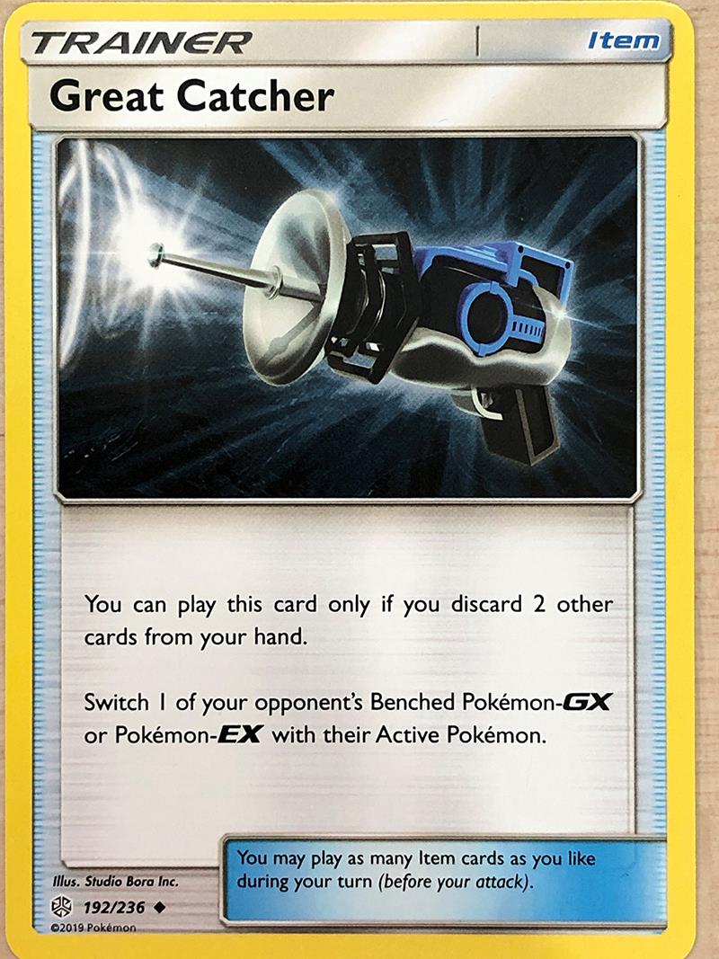 Great Catcher - 192/236 - Uncommon - Reverse Holo