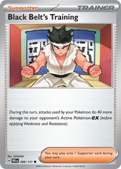 Black Belt's Training (Poke Ball Pattern) - 096/131 - Common - Reverse Holo