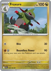 Fraxure (Master Ball Pattern) - 069/086 - Common - Holo