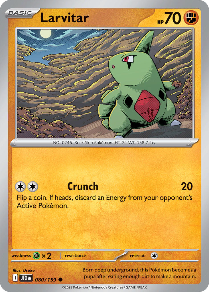 Larvitar - 080/159 - Common