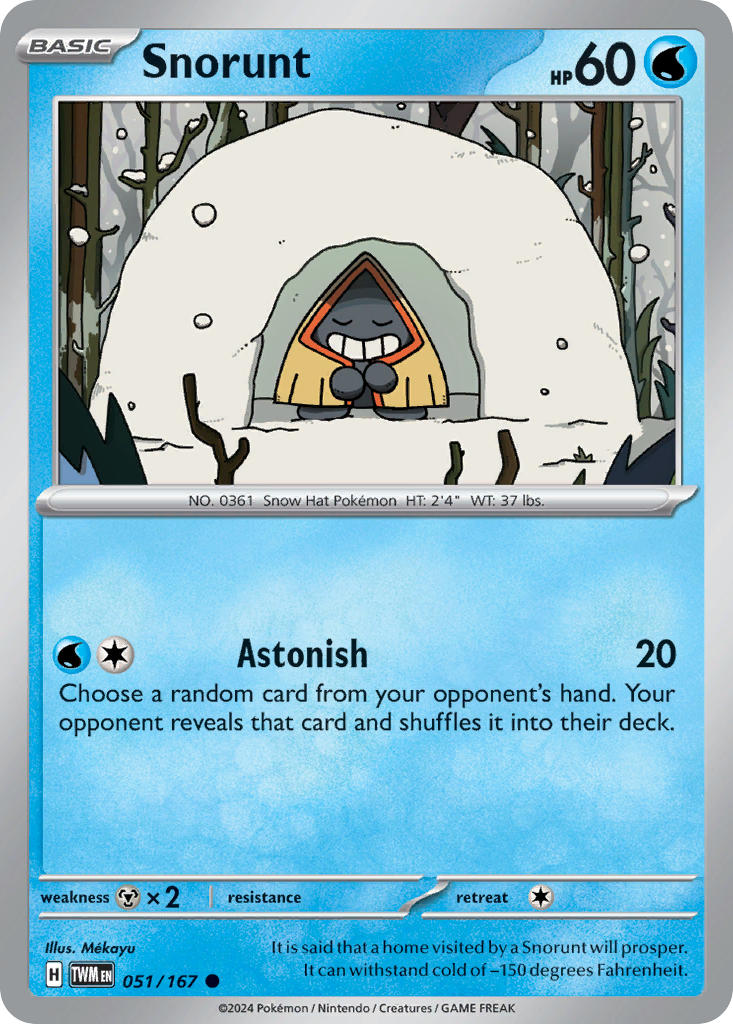 Snorunt - 051/167 - Common