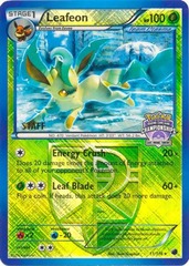 Leafeon - 11/116 - Crosshatch Holo North American State/Province/Territory Champions Staff 2013 Promo