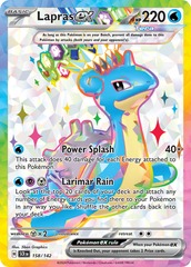 Lapras ex - 158/142 - Full Art Ultra Rare