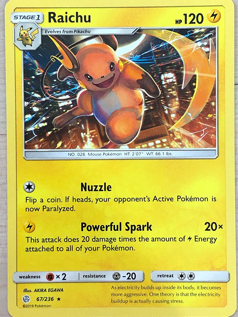 Raichu - 67/236 - Rare