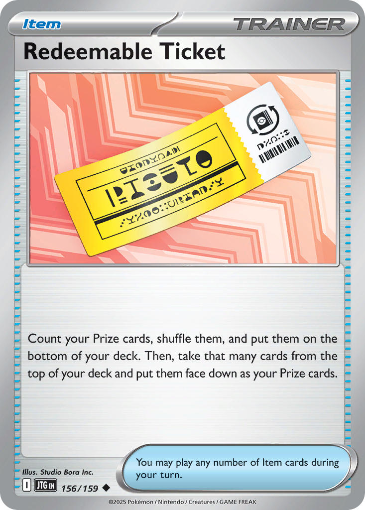 Redeemable Ticket - 156/159 - Uncommon