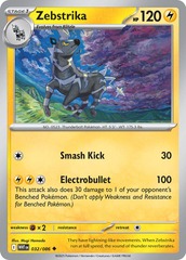 Zebstrika - 032/086 - Uncommon - Reverse Holo