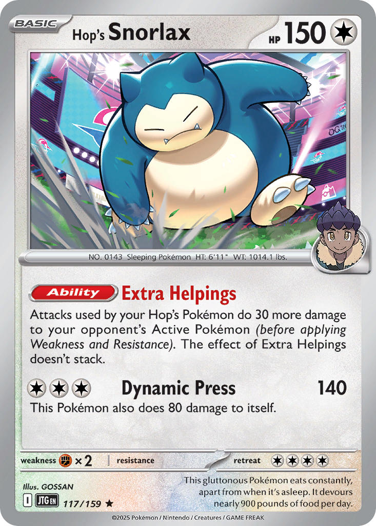 Hops Snorlax - 117/159 - Rare