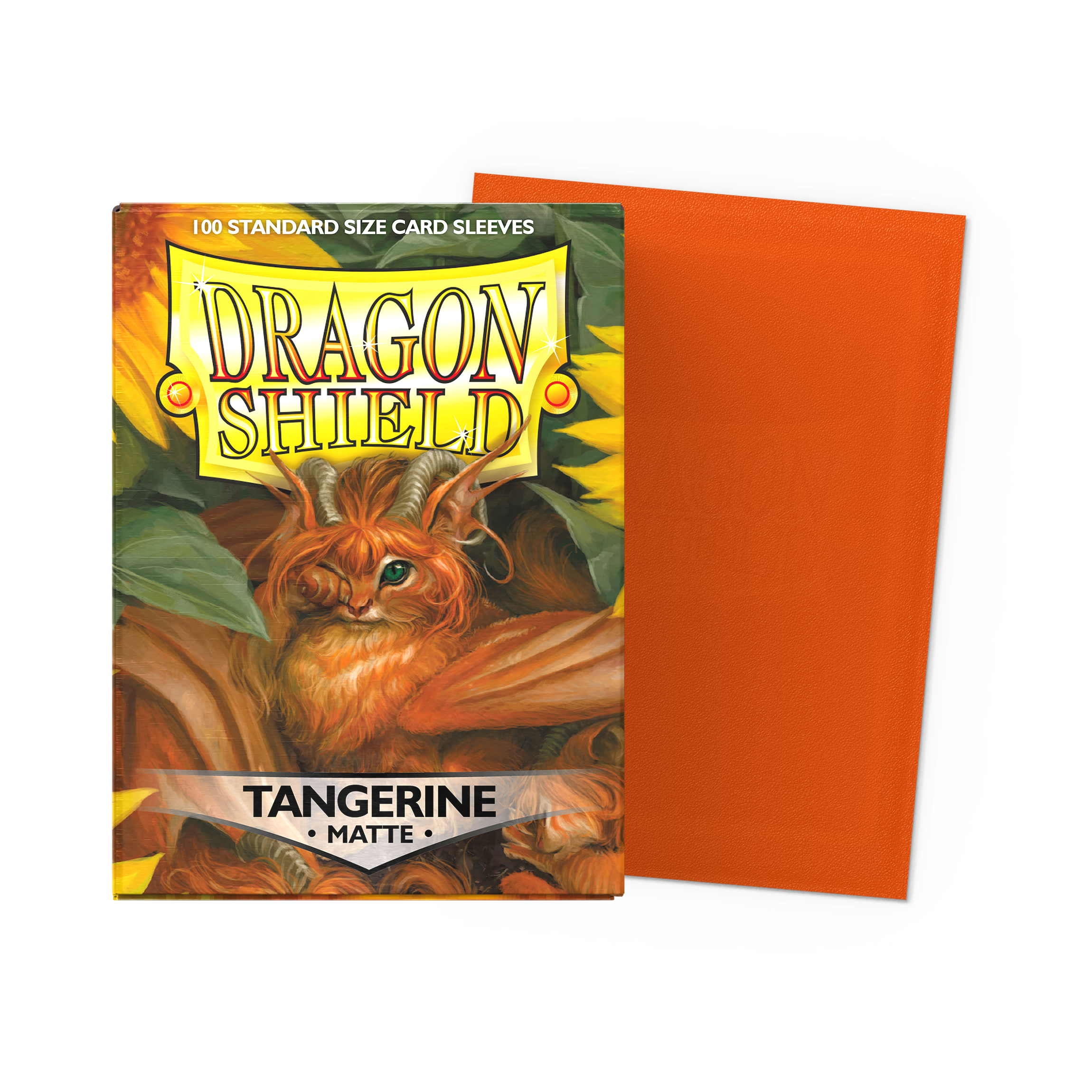 Dragon Shield Sleeves: Matte Tangerine (Box Of 100)