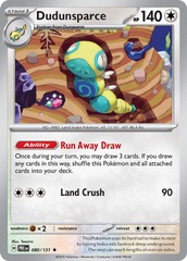 Dudunsparce (Poke Ball Pattern) - 080/131 - Rare - Reverse Holo