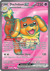 Dachsbun ex - 160/142 - Full Art Ultra Rare