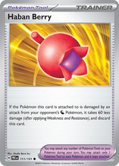 Haban Berry (Poke Ball Pattern) - 111/131 - Common - Reverse Holo