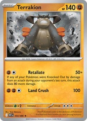 Terrakion - 054/086 - Holo Rare