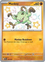 Mankey - 169/091 - Shiny Rare