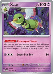 Xatu - 072/182 - Rare - Reverse Holo