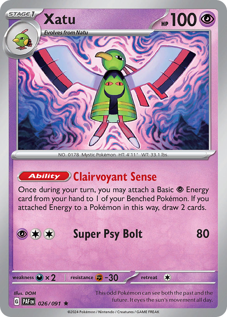 Xatu - 026/091 - Holo Rare