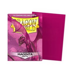 Dragon Shield Sleeves: Matte Magenta (Box Of 100)