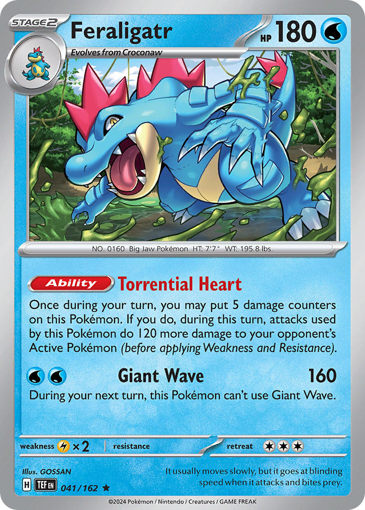 Feraligatr - 041/162 - Holo Rare