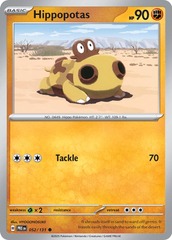 Hippopotas (Poke Ball Pattern) - 052/131 - Common - Reverse Holo