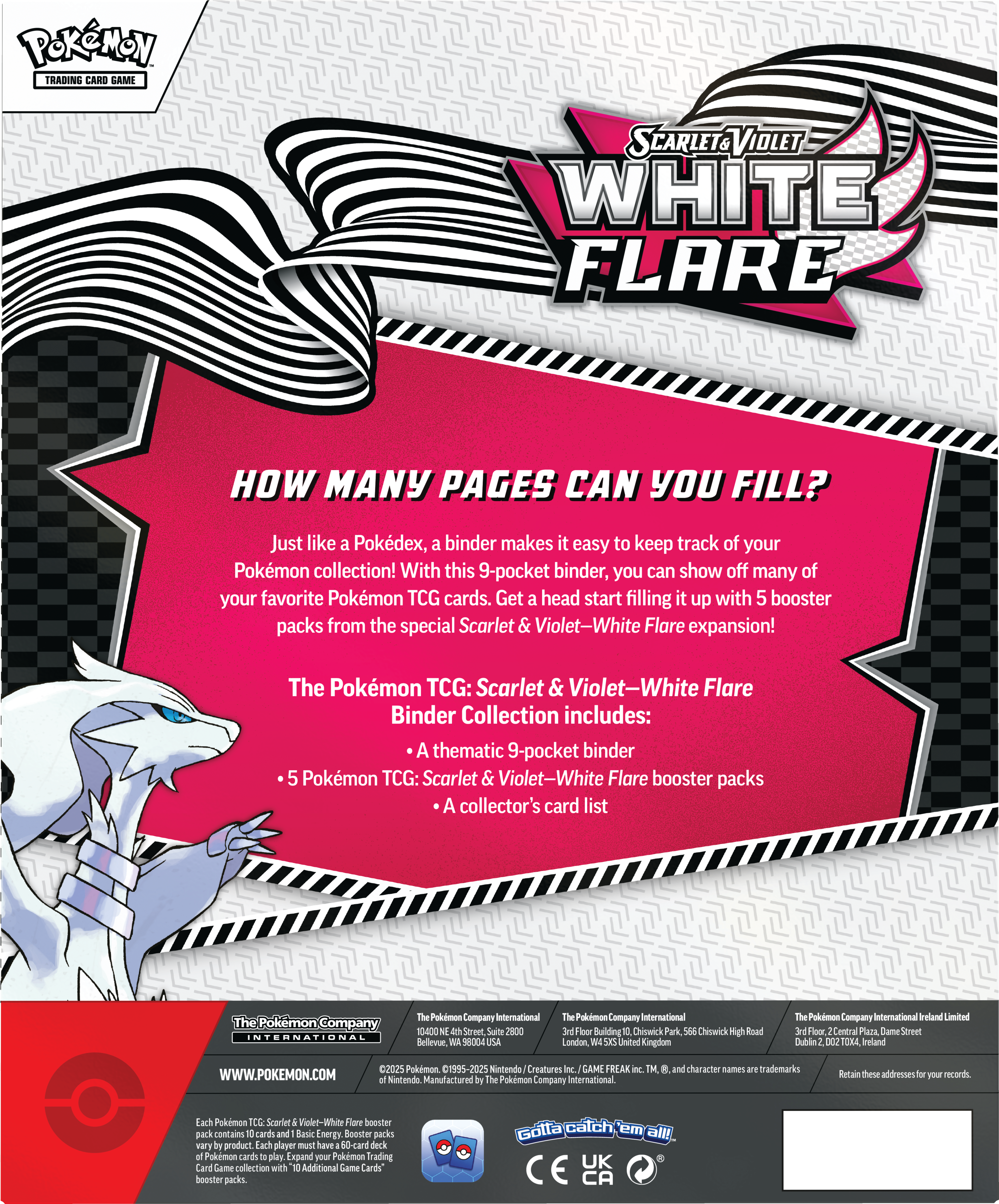 White Flare Binder Collection