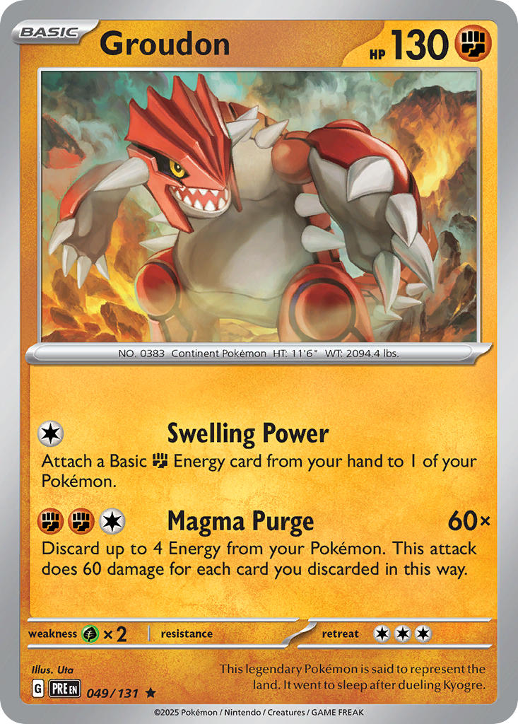 Groudon - 049/131 - Holo Rare