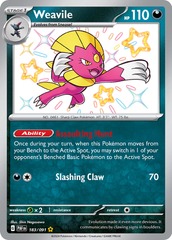 Weavile - 183/091 - Shiny Rare