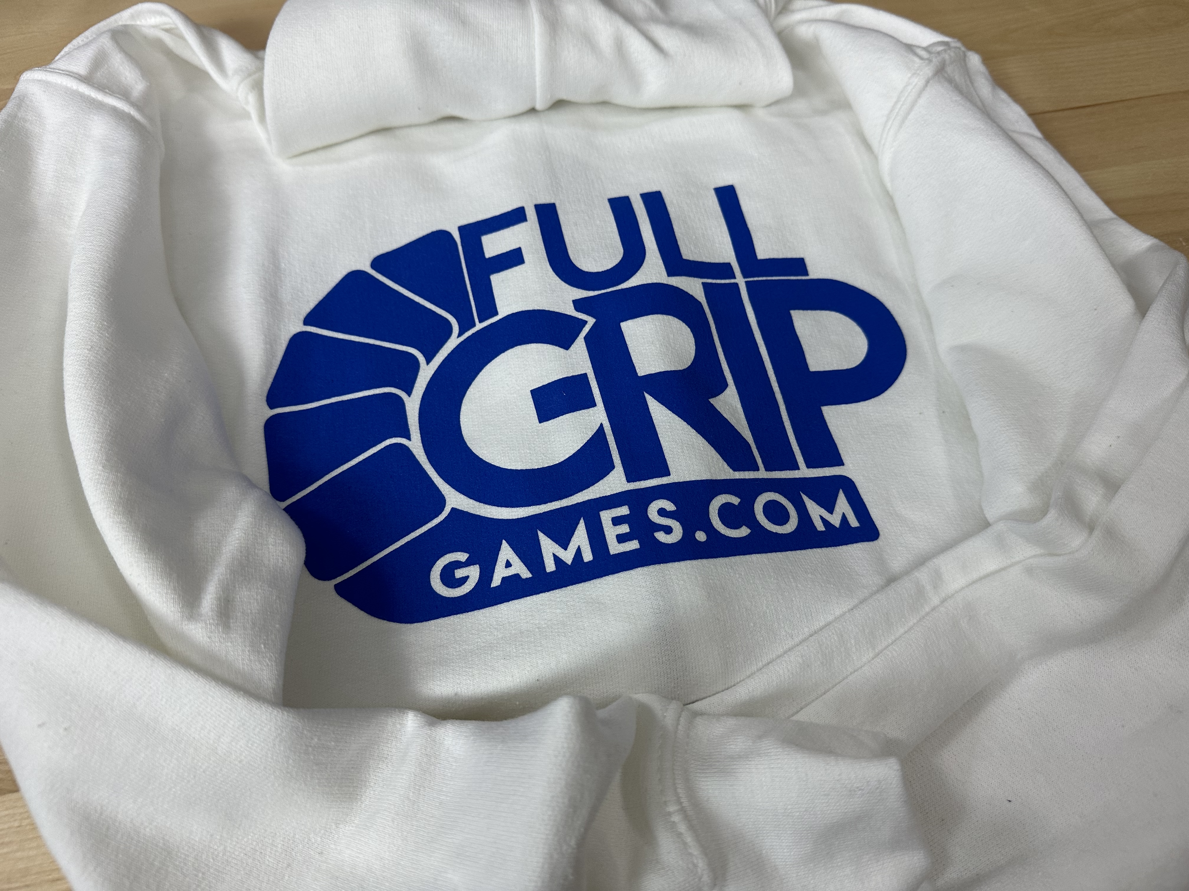 Full Grip Games Zip Hoodie - White