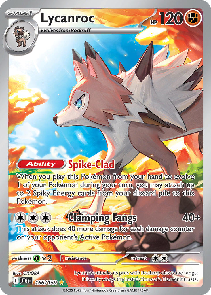 Lycanroc - 166/159 - Illustration Rare