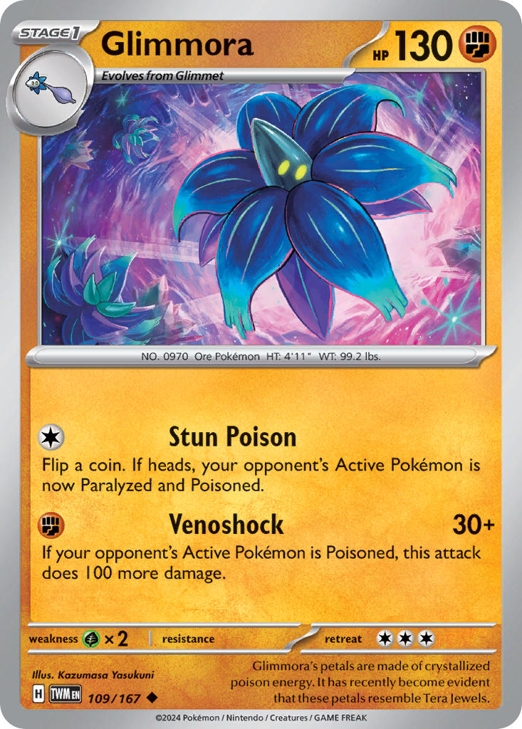 Glimmora - 109/167 - Uncommon - Reverse Holo