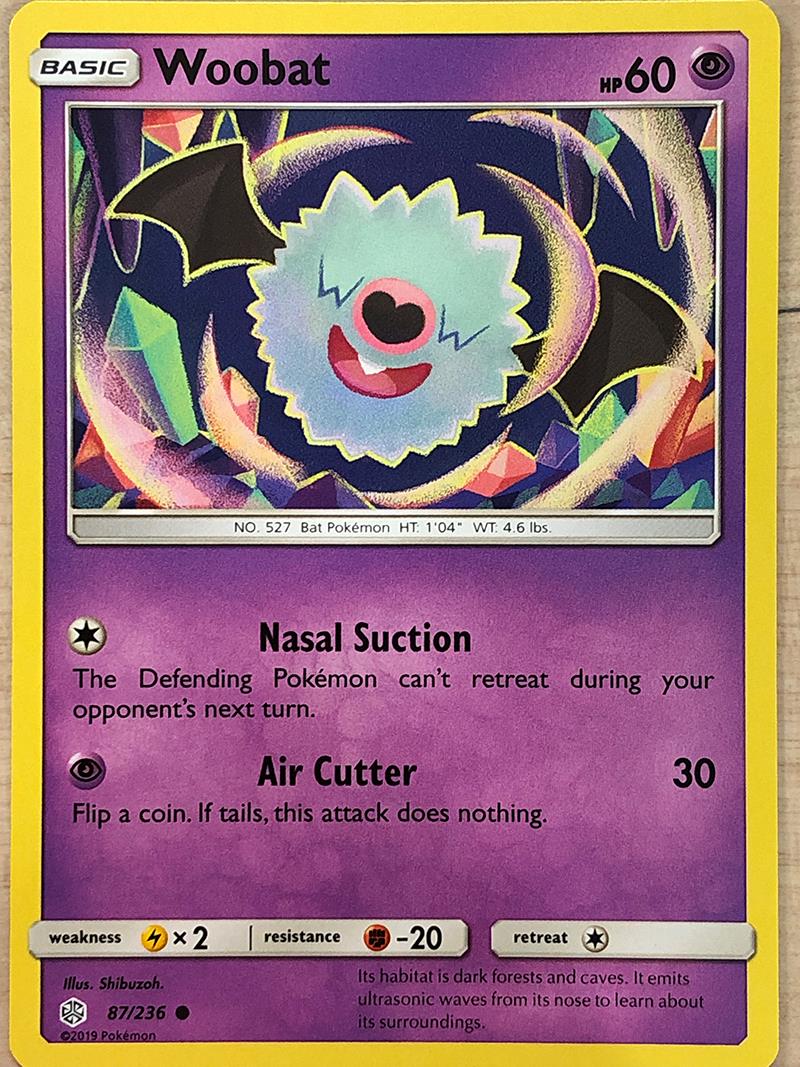 Woobat - 87/236 - Common - Reverse Holo