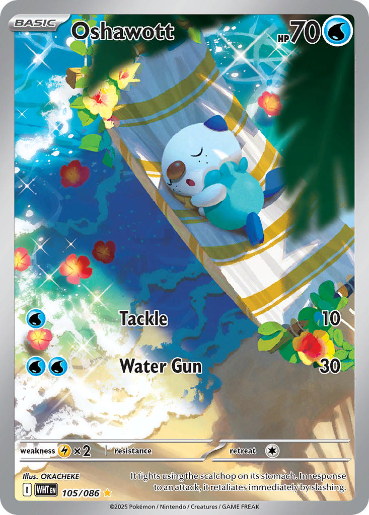Oshawott - 105/086 - Illustration Rare
