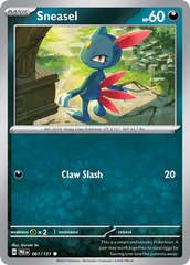 Sneasel (Master Ball Pattern) - 061/131 - Common - Reverse Holo