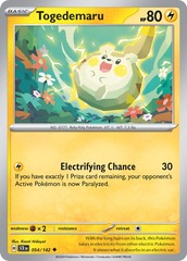 Togedemaru - 054/142 - Uncommon - Reverse Holo