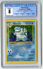 Blastoise - CGC 8 - Base Set Unlimited 2/102