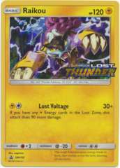Raikou - SM150 - (Staff Prerelease Promo) - SM Black Star Promo