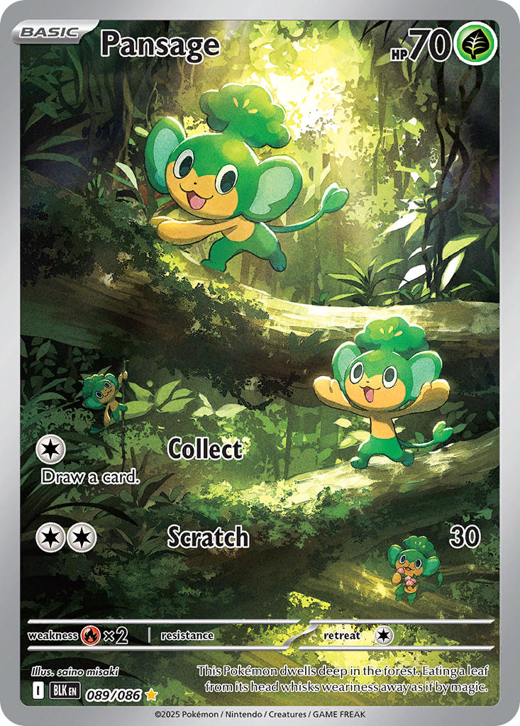 Pansage - 089/086 - Illustration Rare