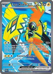 Tapu Koko ex - 222/182 - Full Art Ultra Rare