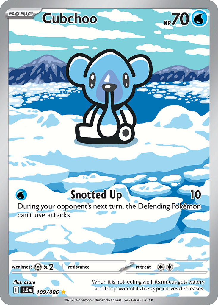Cubchoo - 109/086 - Illustration Rare