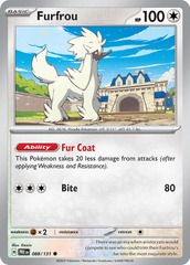 Furfrou (Master Ball Pattern) - 088/131 - Common - Reverse Holo