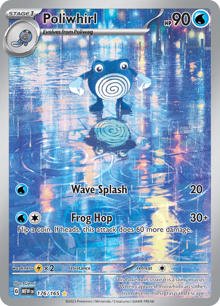 Poliwhirl - 176/165 - Illustration Rare