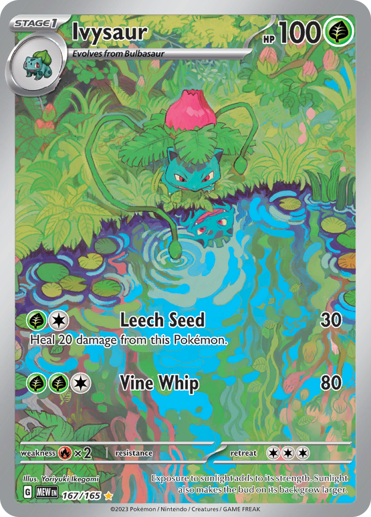 Ivysaur - 167/165 - Illustration Rare