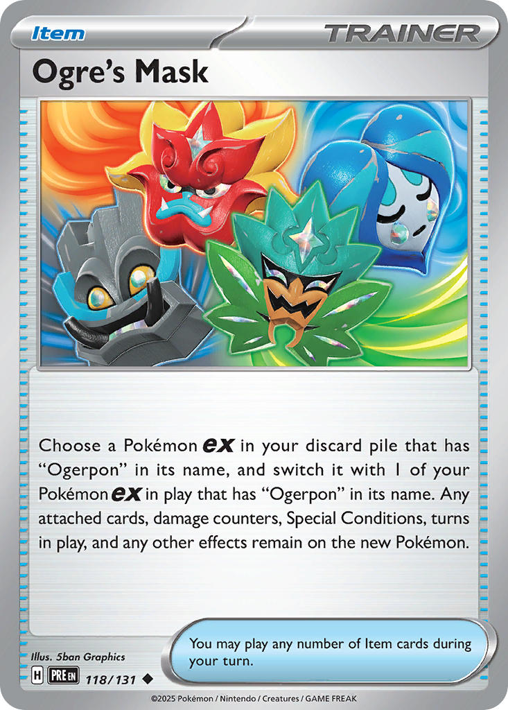 Ogres Mask - 118/131 - Uncommon - Reverse Holo