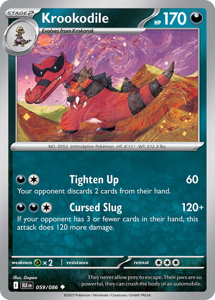 Krookodile - 059/086 - Uncommon