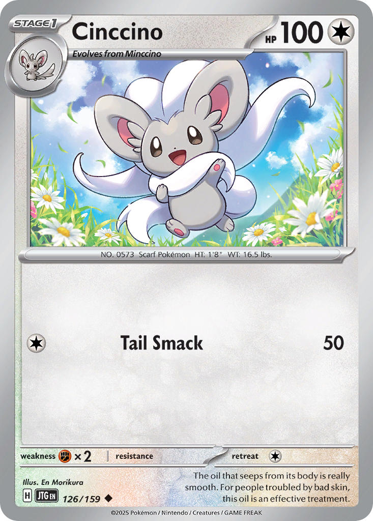Cinccino - 126/159 - Uncommon - Reverse Holo